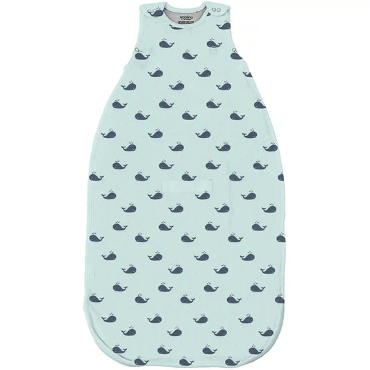 4 Season® Ultimate Baby Sleep Bag, Merino Wool & Organic Cotton, Whales