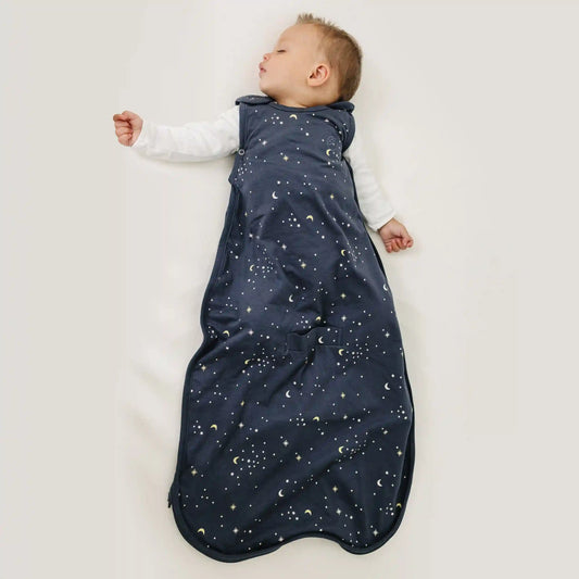 Ecolino® Adjustable Toddler Sleep Bag, Organic Cotton, Universal Size: 2 - 4 Years, Milky Way Ink