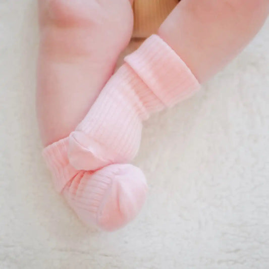 Wool Socks, Baby and Toddler, Pink & Rose