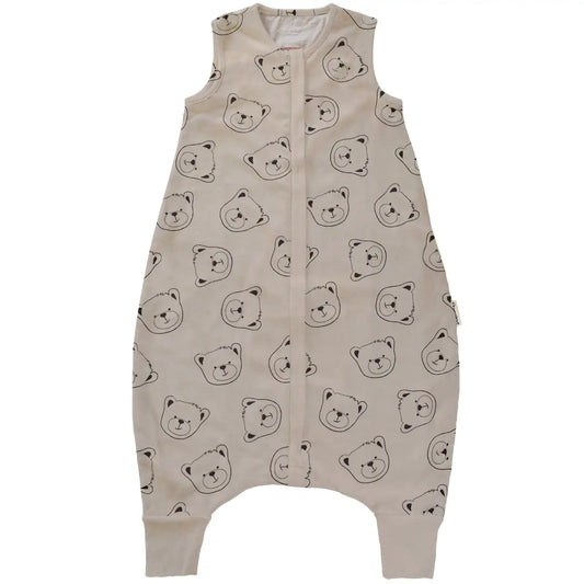 Imperfect 4 Season® Baby Sleep Bag with Feet, Merino Wool & Organic Cotton, Teddy Bear