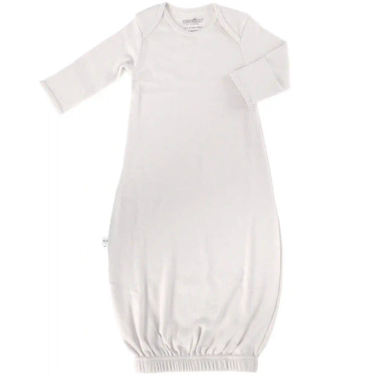 Baby Gown, Merino Wool, 0-6 Months, Oat